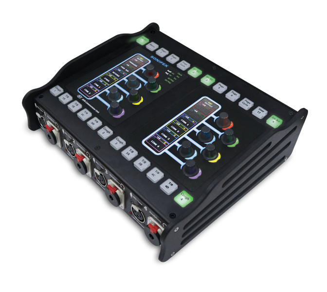 Sonifex AVN-CU4-DANTE - 4 Mic/Line Input Commentator Unit, Dante